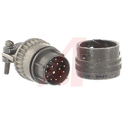 Amphenol, PT 15 Way Cable Mount MIL Spec Circular Connector Plug, Pin Contacts,Shell Size 14, Bayonet, MIL-DTL-26482