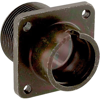 Amphenol, 97 Box Mount MIL Spec Circular Connector Receptacle,Shell Size 16, Threaded