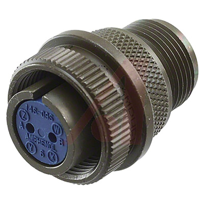 Amphenol Industrial, 97 2 Way MIL Spec Circular Connector Plug,Shell Size 10SL