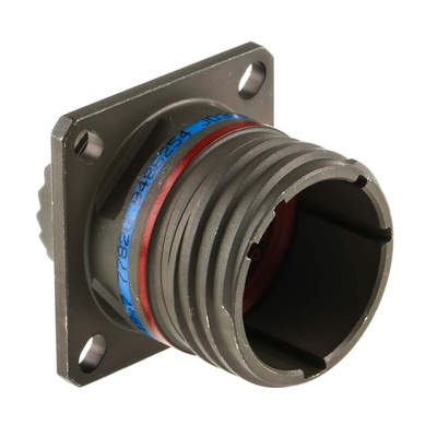 Amphenol Limited, D38999 37 Way Wall Mount MIL Spec Circular Connector Receptacle, Pin Contacts,Shell Size 15, Quick