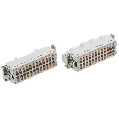 Phoenix Contact Connector Set, 24 Way, 16A, Female, Male, HC, 500 V