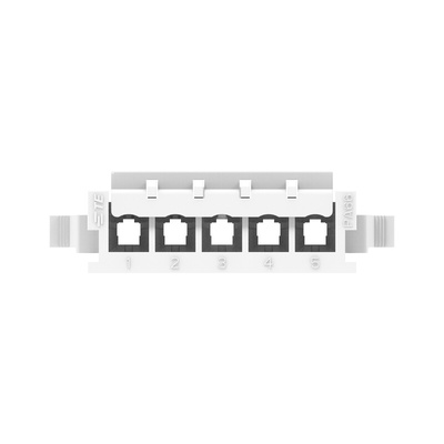 TE Connectivity Rectangular Connector Housings, 5 Way, 9A, PIN, VAL-U-LOK, Panel Mount