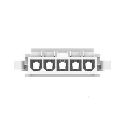 TE Connectivity Rectangular Connector Housings, 5 Way, 9A, PIN, VAL-U-LOK, Panel Mount