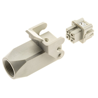 HARTING Panel Kit, 3 + PE Way, 10A, Female, Han A, 230 → 400 V