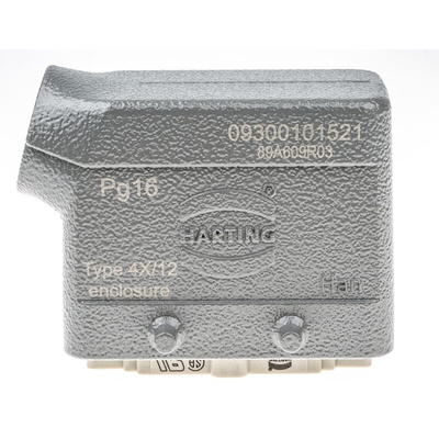 HARTING Panel Kit, 10 Way, 16A, Male, Han E, 500 V