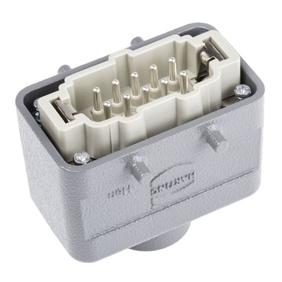 HARTING Coupler Kit, 10 Way, 16A, Male, Han E, 500 V