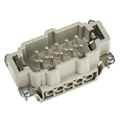 HARTING Coupler Kit, 10 Way, 16A, Male, Han E, 500 V