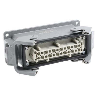 HARTING Connector Set, 24 Way, 16A, Female, Han E, 500 V