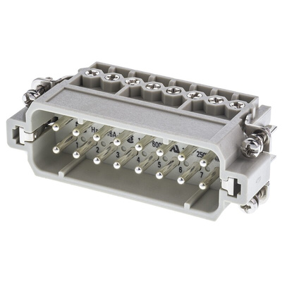HARTING Connector Set, 16 Way, 16A, Male, Han A, 250 V