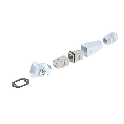 Epic Contact Connector Set, 5 Way, 16A, Female to Male, H-Q 5, 600 V
