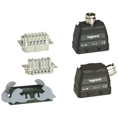 Legrand Connector Set, 24 Way, 16A, Female to Male, 0526, 500 V