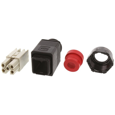 HARTING Connector Set, 5 Way, 16A, Male, Han Push Pull, 690 V