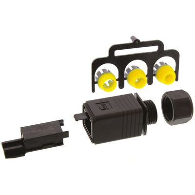 HARTING Connector Set, 3 Way, 16A, Male, Han Push Pull, 250 V