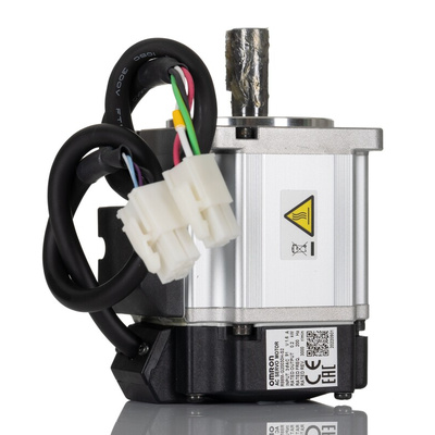 Omron 200 V 200 W Servo Motor, 3000 rpm, 0.64 Nm Max Output Torque, 50mm Shaft Diameter