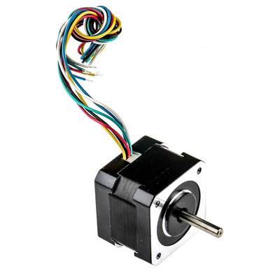 RS PRO Hybrid Stepper Motor, 4 V, 1.8°, 42.3 x 42.3mm Frame, 5mm Shaft