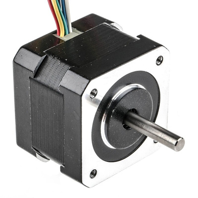 RS PRO Hybrid Stepper Motor, 12 V, 1.8°, 42.3 x 42.3mm Frame, 5mm Shaft