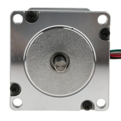 RS PRO Hybrid Stepper Motor, 5.7 V, 1.8°, 56.4 x 56.4mm Frame, 6.35mm Shaft