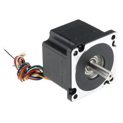 RS PRO Hybrid Stepper Motor, 2.6 (Unipolar) nm, 3.4 (Parallel) nm, 3.4 (Series) nm Torque, 1.65 V, 2.39 V, 3.42 V,