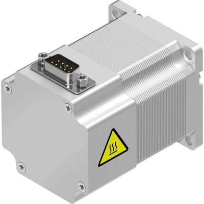 Festo EMMS-ST Series Hybrid Stepper Motor, 0.8Nm Torque, 48 V, 1.8°, 6.35mm Shaft