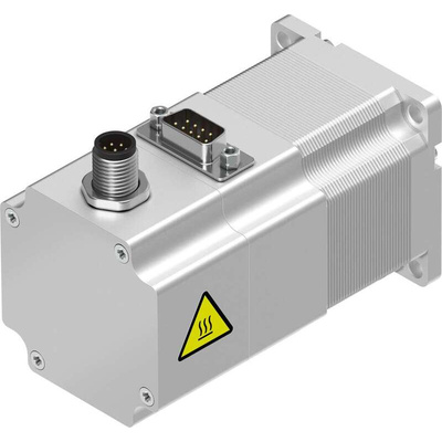 Festo EMMS-ST Series Hybrid Stepper Motor, 0.8Nm Torque, 48 V, 1.8°, 6.35mm Shaft