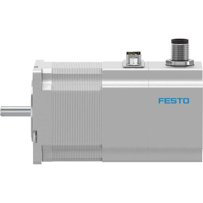 Festo EMMS-ST Series Hybrid Stepper Motor, 0.8Nm Torque, 48 V, 1.8°, 6.35mm Shaft