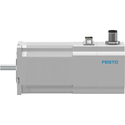 Festo EMMS-ST Series Hybrid Stepper Motor, 1.4Nm Torque, 48 V, 1.8°, 6.35mm Shaft
