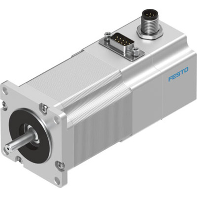 Festo EMMS-ST Series Hybrid Stepper Motor, 1.4Nm Torque, 48 V, 1.8°, 6.35mm Shaft