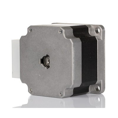 Sanyo Denki SM2561 Series Hybrid, Single Shaft Stepper Motor, 0.75Nm Torque, 24 V dc, 1.8°, 56 x 56mm Frame, 7.5mm Shaft