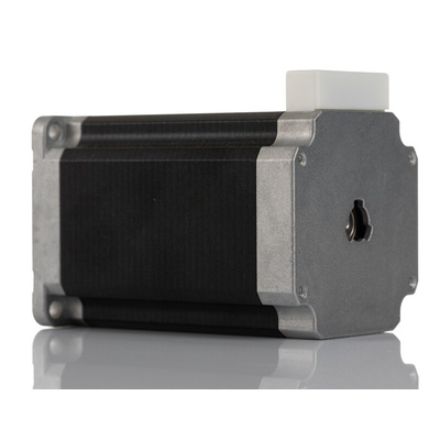 Sanyo Denki SM2564 Series Single Shaft Stepper Motor, 2.5Nm Torque, 24 V dc, 1.8°, 56 x 56mm Frame, 7.5mm Shaft