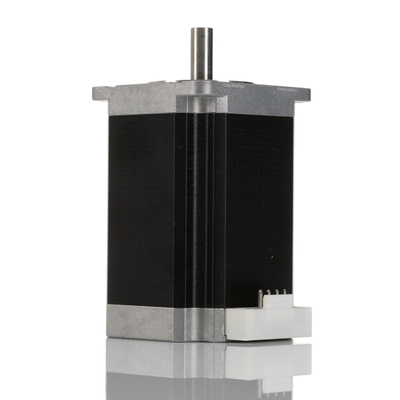 Sanyo Denki SM2564 Series Single Shaft Stepper Motor, 2.5Nm Torque, 24 V dc, 1.8°, 56 x 56mm Frame, 7.5mm Shaft