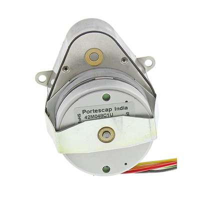 McLennan Servo Supplies Permanent Magnet Stepper Motor, 0.54Nm Torque, 5 V, 7.5°, 4mm Shaft