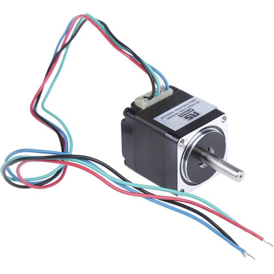 RS PRO Hybrid, Permanent Magnet Stepper Motor, 60mNm Torque, 3.8 V, 1.8°, 28 x 28mm Frame, 5mm Shaft
