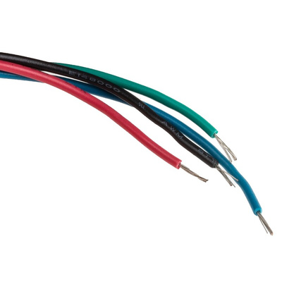 RS PRO Hybrid, Permanent Magnet Stepper Motor, 0.12Nm Torque, 6.2 V, 1.8°, 28 x 28mm Frame, 5mm Shaft