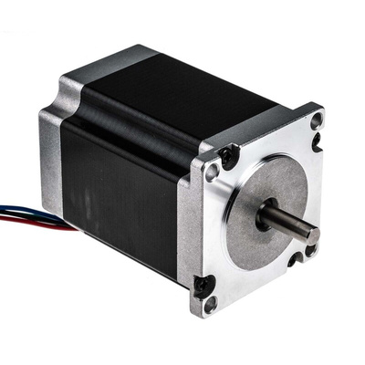 RS PRO Hybrid, Permanent Magnet Stepper Motor, 1.89Nm Torque, 3.2 V, 1.8°, 56.4 x 56.4mm Frame, 6.35mm Shaft