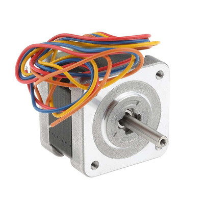 Sanyo Denki Hybrid, Single Shaft Stepper Motor, 0.265Nm Torque, 24 V, 1.8°, 42 x 42mm Frame, 5mm Shaft