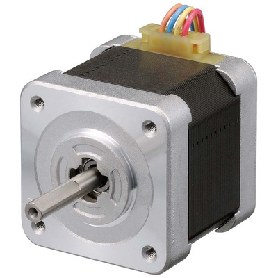 Sanyo Denki 103H5 Series Hybrid, Single Shaft Stepper Motor, 0.51Nm Torque, 24 V, 1.8°, 42 x 42mm Frame, 5mm Shaft
