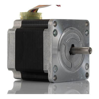 Sanyo Denki 103H7 Series Hybrid, Single Shaft Stepper Motor, 0.83Nm Torque, 24 V, 1.8°, 56 x 56mm Frame, 6.35mm Shaft