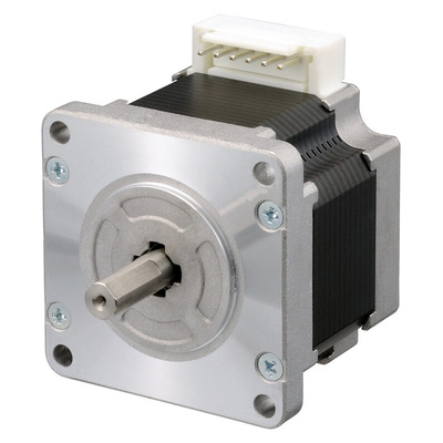 Sanyo Denki 103H7 Series Hybrid, Single Shaft Stepper Motor, 2.1Nm Torque, 24 V, 1.8°, 60 x 60mm Frame, 8mm Shaft