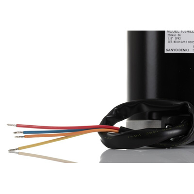Sanyo Denki 103H8 Series Hybrid, Single Shaft Stepper Motor, 7.44Nm Torque, 100 V, 1.8°, 85.85 x 85.85mm Frame, 12mm