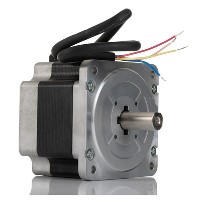 Sanyo Denki SM2861 Series Hybrid, Single Shaft Stepper Motor, 3.30Nm Torque, 100 V, 1.8°, 85.5 x 85.5mm Frame, 14mm