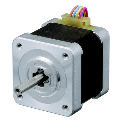 Sanyo Denki 103H5 Series Hybrid, Double Shaft Stepper Motor, 0.265Nm Torque, 24 V, 1.8°, 42 x 42mm Frame, 5mm Shaft