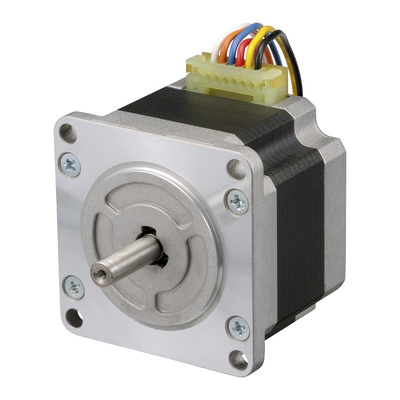 Sanyo Denki SANMOTION 103H7 Series Hybrid, Single Shaft Stepper Motor, 0.83Nm Torque, 24 V, 1.8°, 56 x 56mm Frame,