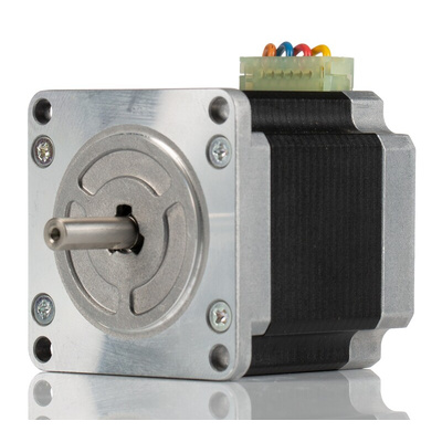 Sanyo Denki 103H7 Series Hybrid, Single Shaft Stepper Motor, 1.0Nm Torque, 24 V, 1.8°, 56 x 56mm Frame, 6.35mm Shaft