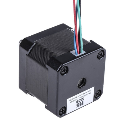 RS PRO Hybrid, Permanent Magnet Stepper Motor, 0.36Nm Torque, 2.8 V, 1.8°, 42.3 x 42.3mm Frame, 5mm Shaft