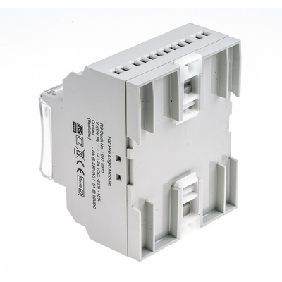 RS PRO Logic Module, 12 → 24 V dc Supply, Digital, Relay Output, 8-Input, Analogue, Digital Input