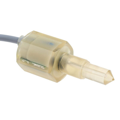 Baumer FFAK 16P Series Liquid Level Sensor Level Switch, PNP Output, Vertical/Horizontal, Polysulfone Body