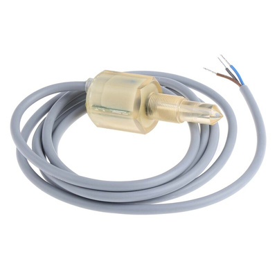 Baumer FFAK 16P Series Liquid Level Sensor Level Switch, PNP Output, Vertical/Horizontal, Polysulfone Body