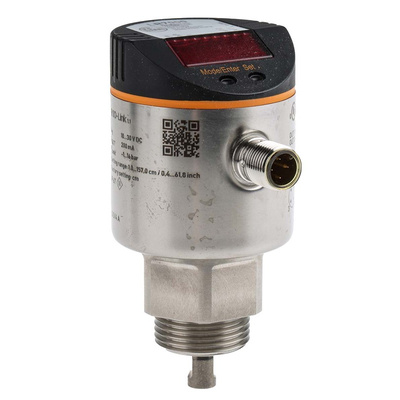ifm electronic Electronic Level Sensor, PNP Output, Stainless Steel Body