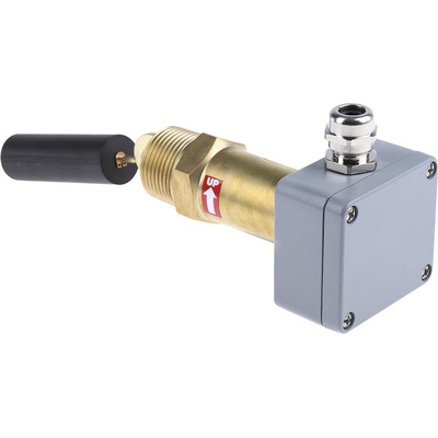 Gems Sensors LS-2050E Buna N Series Level Switch Level Switch, SPDT Output, Horizontal, Brass Body