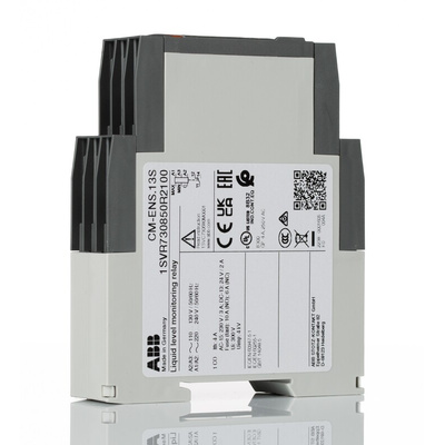 ABB CM-ENS Series Liquid Level Relay - DIN Rail, 110 → 130 V ac, 220 → 240 V ac 1 Voltage Input SPDT Relay